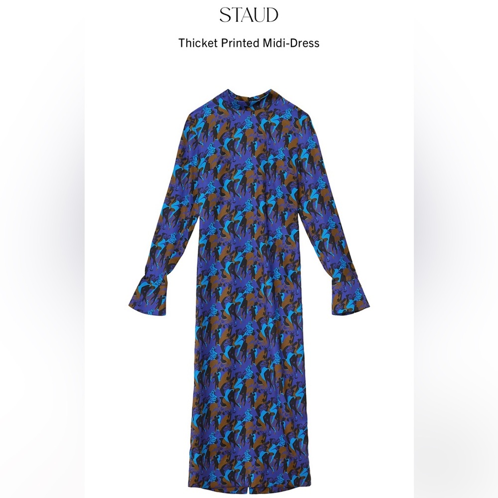 NWT Staud Midi Dress